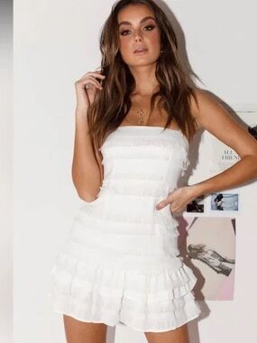 Princess Polly Molina Ruffle Mini Dress